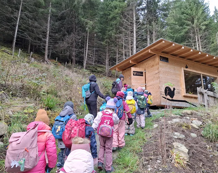 Naturwerkstatt im Steinbockzentrum