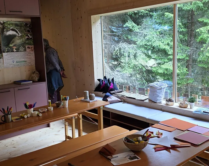Naturwerkstatt im Steinbockzentrum