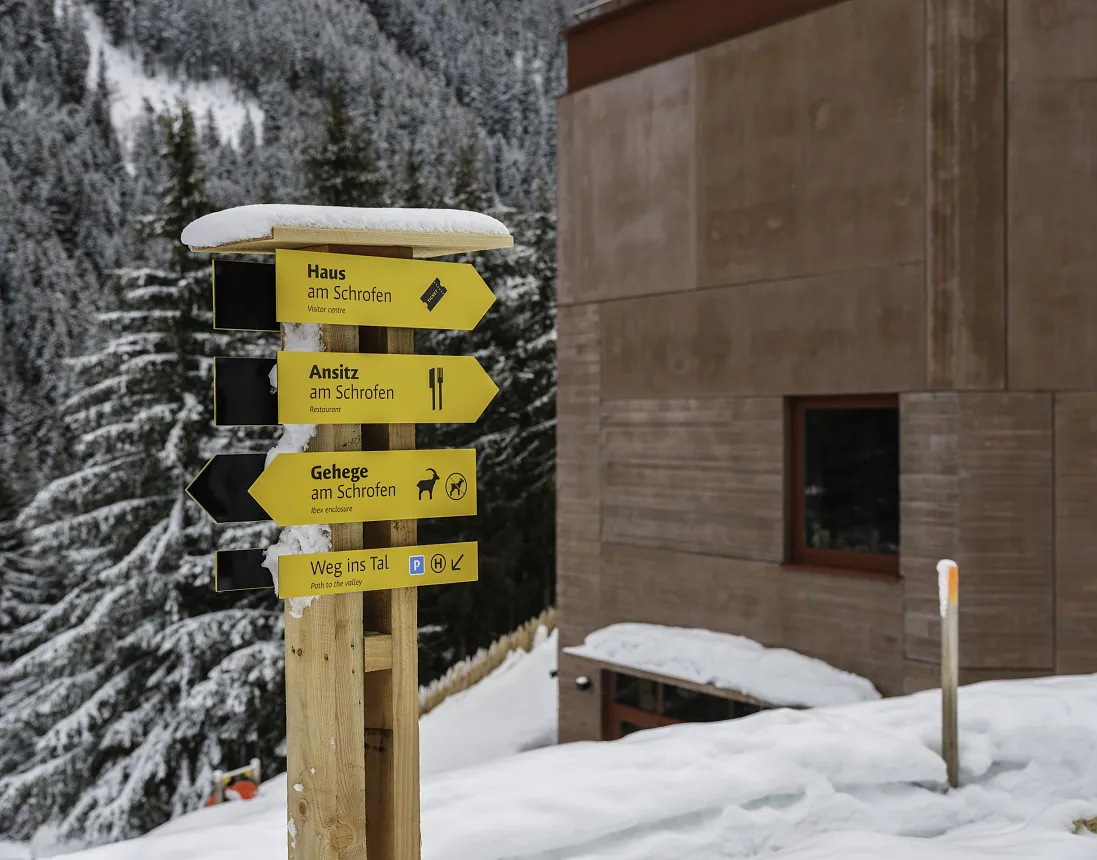 Winter im Steinbockzentrum